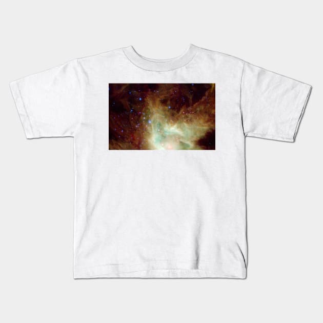 Dark Cone Nebula Kids T-Shirt by luckylucy